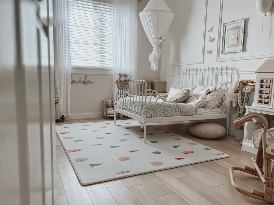 LITTLE BOT BABY PLAYMAT  (Boho town + Country road Nordic)